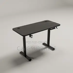 Black Electric Sit Stand Gaming Desk-120cm