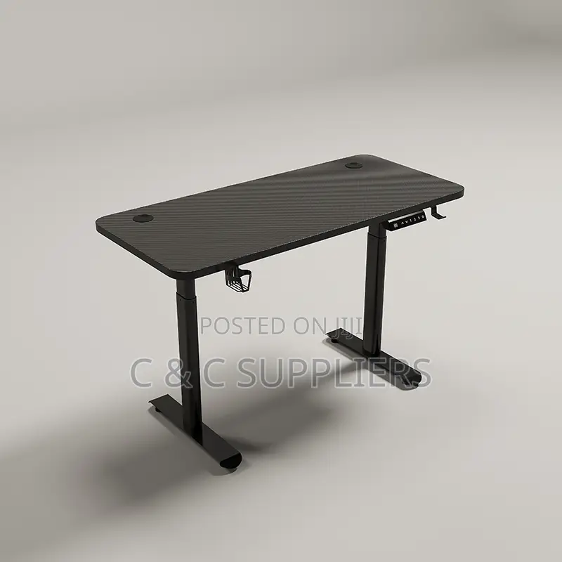 Black Electric Sit Stand Gaming Desk-120cm