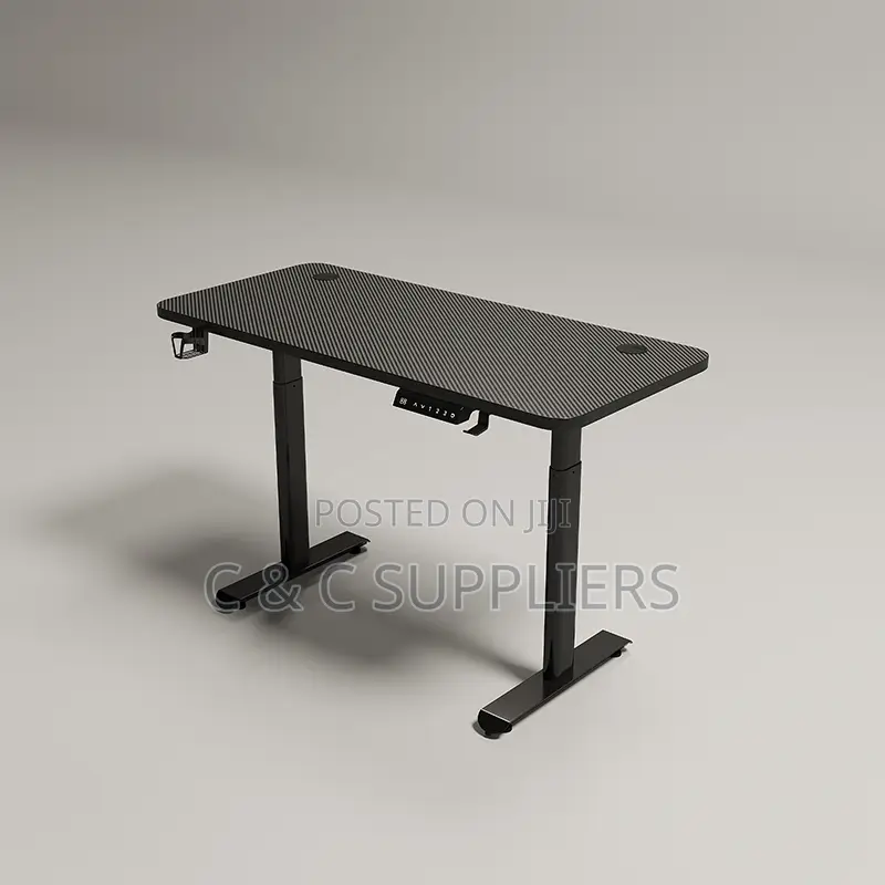 Black Electric Sit Stand Gaming Desk-120cm
