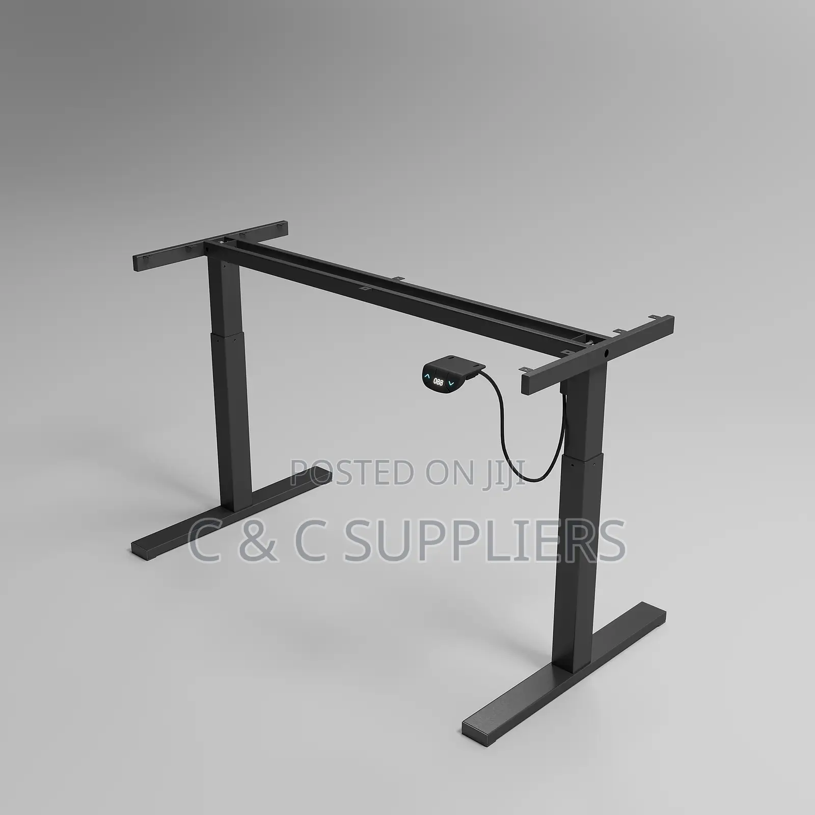 Black Electric Sit Stand Gaming Desk-120cm