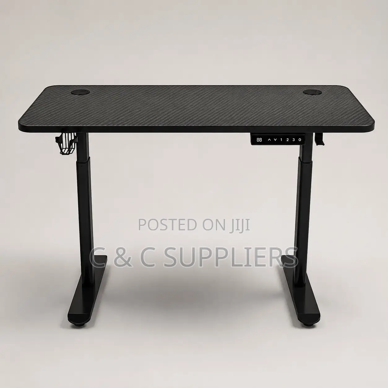 Black Electric Sit Stand Gaming Desk-120cm