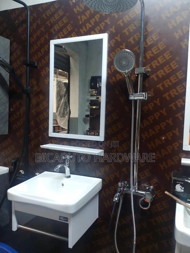 Vanity Cabinet White With Mirror