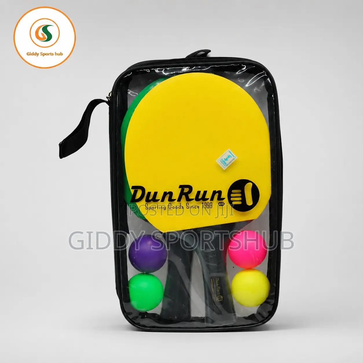 DunRun Professional Table Tennis Paddle Set With Carry Case