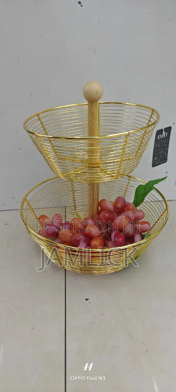 Bamboo Fruit Rack –Cd