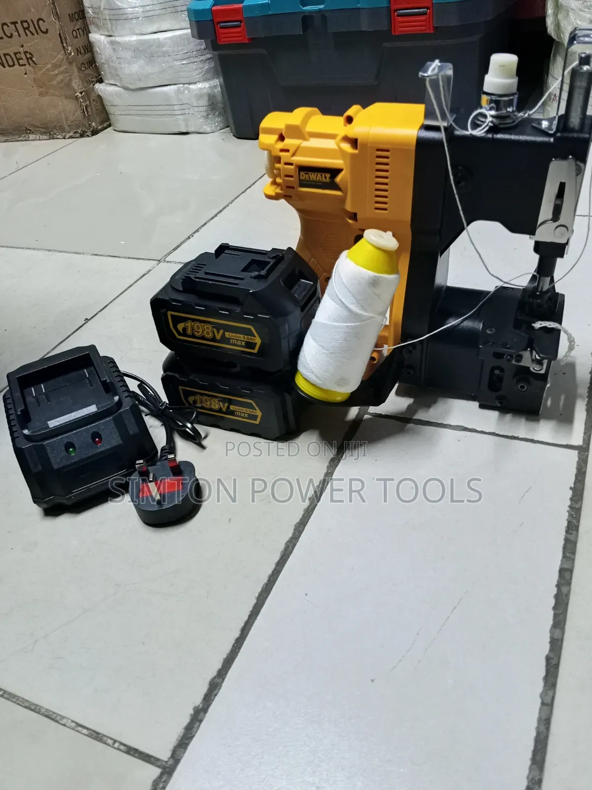 Portable Cordless Bag Closer Machine DeWalt