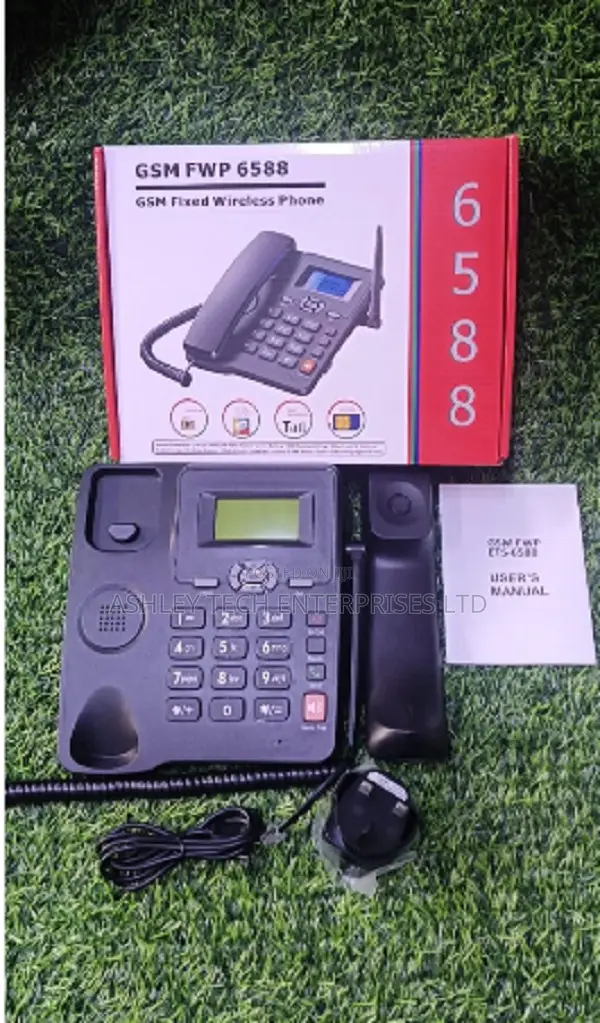 Brand^ New 6588 Dual SIM Fixed Wireless Desk Telephone