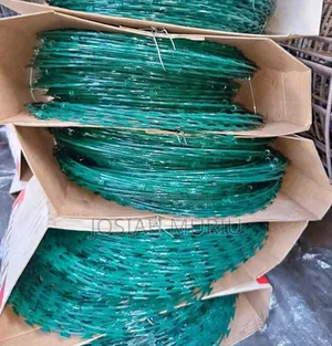 Corrosion Resistant Green Razor Wire