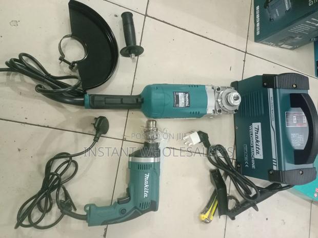 Angle Grinder, Welding Machine, Drill - main view