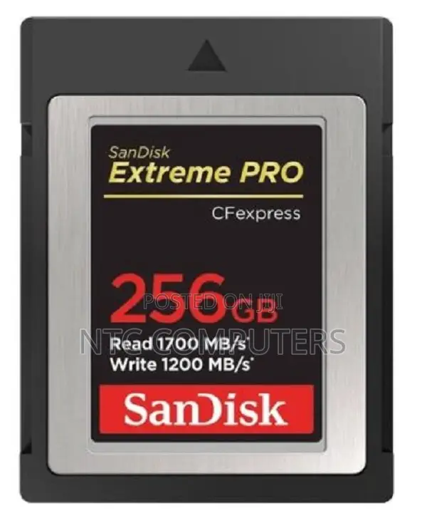 SanDisk 256GB Extreme PRO CFexpress Card Type B1700/1200mb/S