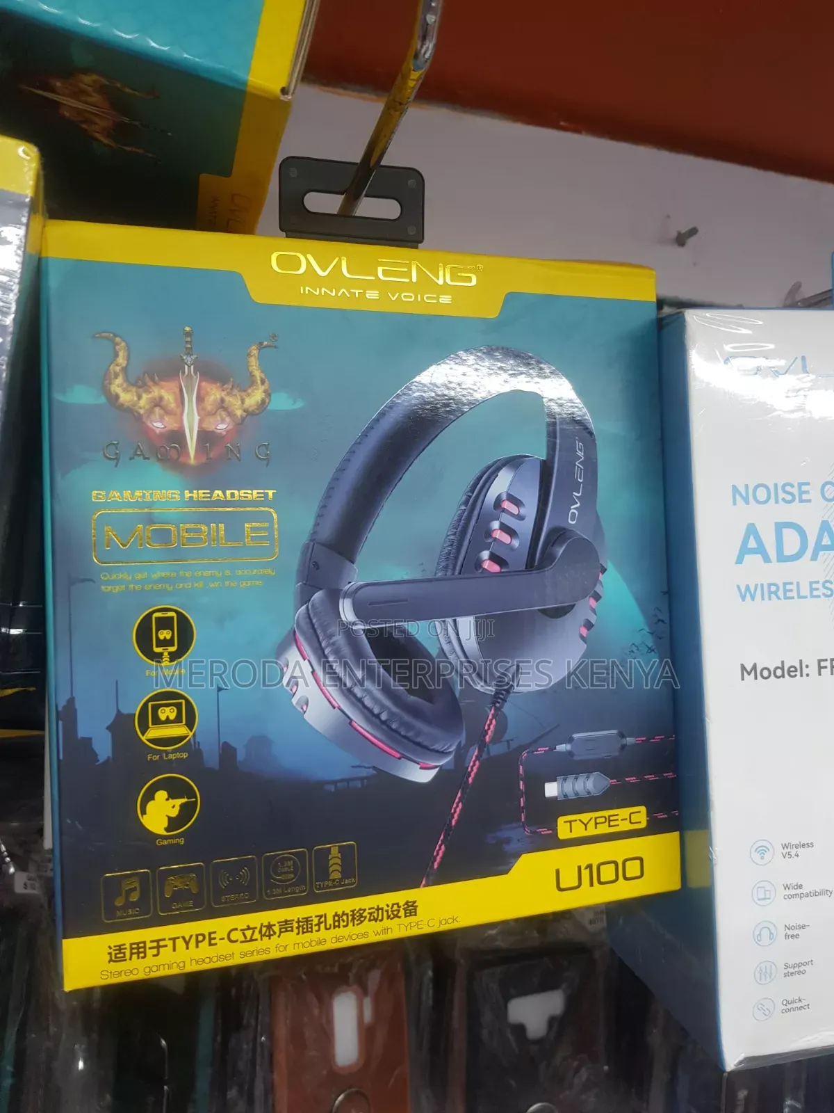 U100 Type C Wired Gaming Headphones