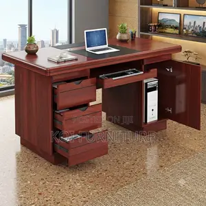 Office Desk; 1.2 Meters Executive Desk Featuring Lock Drawers
