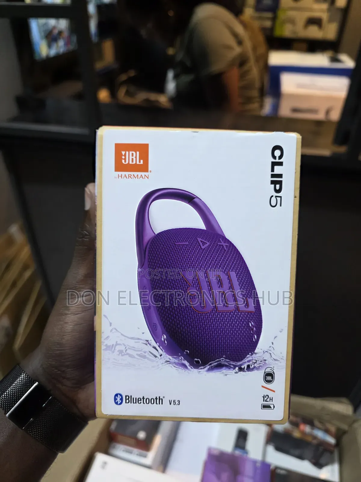 JBL Clip 5 Bluetooth Speaker Original 12hrs Play Time