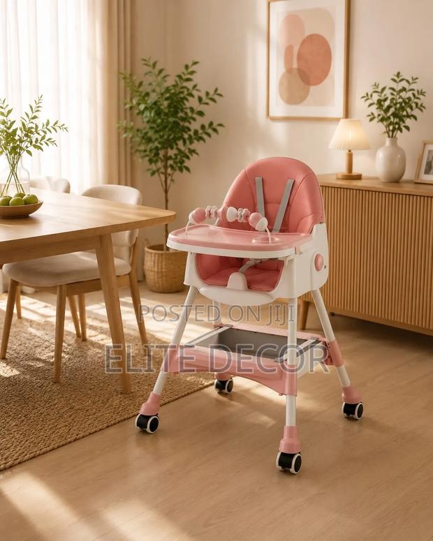 Baby Movable Feeding Chair With Safety Tray