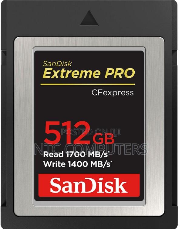 Sandisk 512gb Extreme Pro Cf Express Type B Card 1700/1400 Mb/S