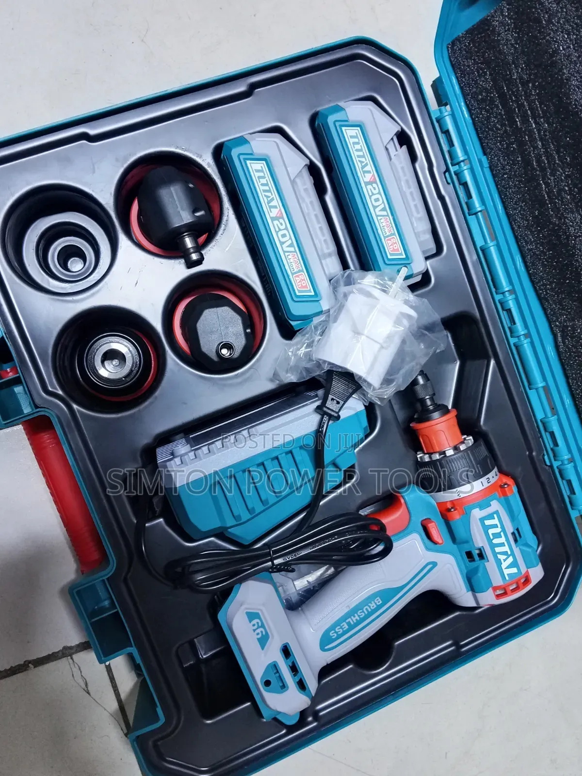 Total Cordless MultiHead Brushless Drill 66N.m