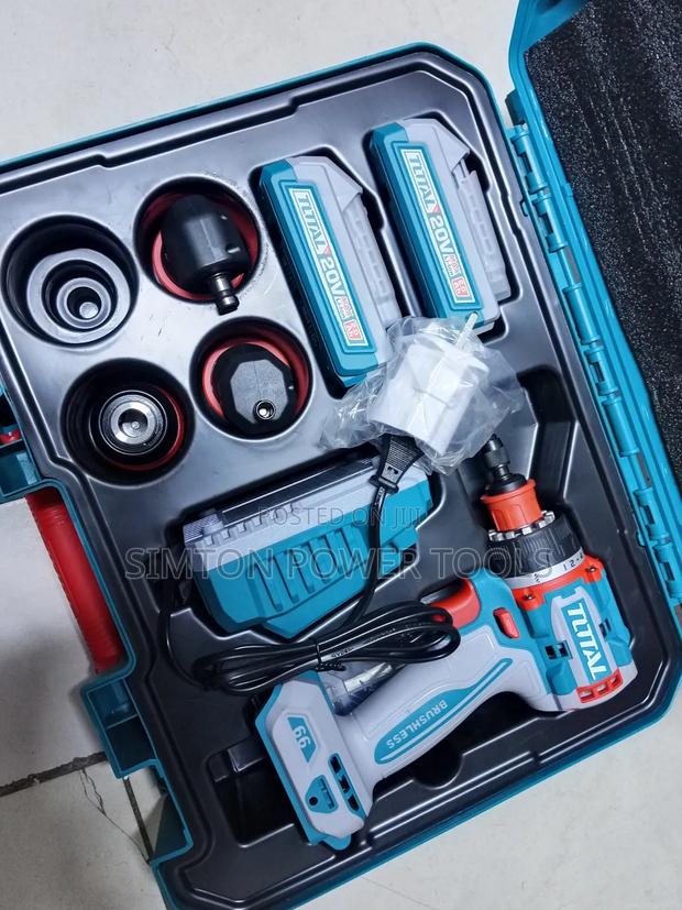 Total Cordless MultiHead Brushless Drill 66N.m - thumbnail 2