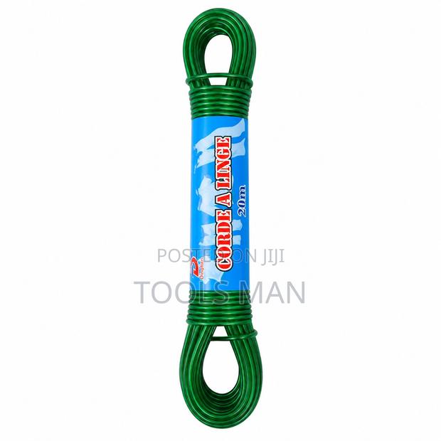 20M PVC Coated Heavy Duty Clothesline Wire Rope (Steel Line Thread )