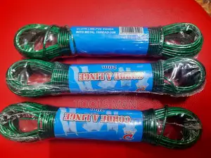 (3pcs) 20M PVC Coated Heavy Duty Steel Thread Clothesline Wire Rope