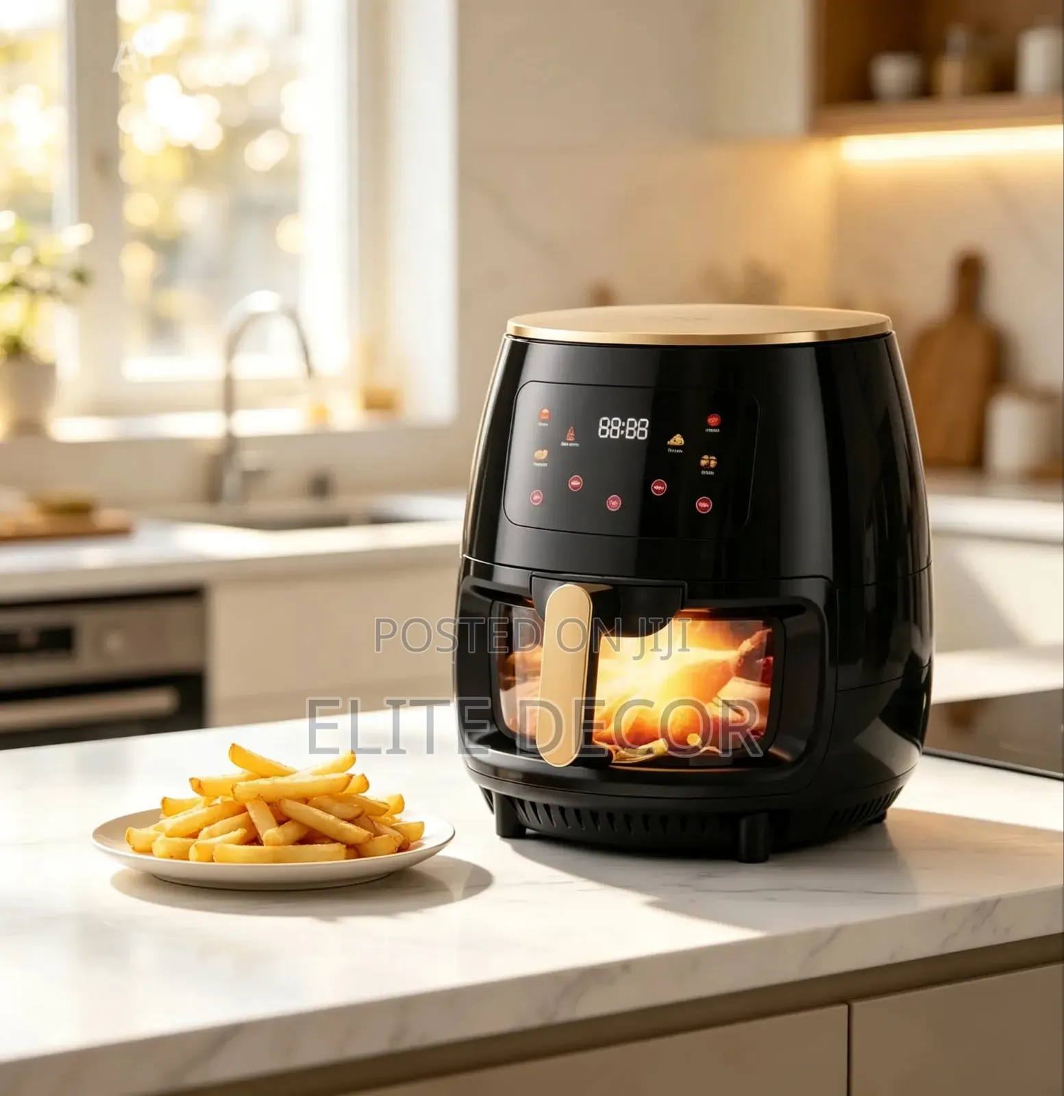 Silver Crest 8L Digital Touch Air Fryer With British Plug