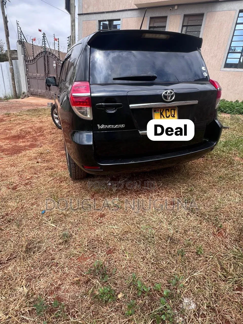 Toyota Vanguard 2012 Black