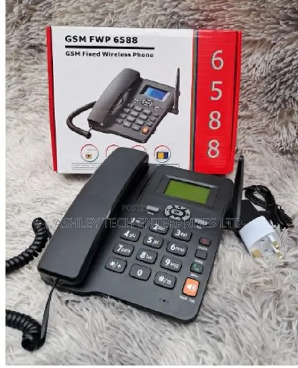 Affordable 6588 Wireless Deskphone With Dual SIM Hands-Free Calling