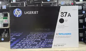 Long-Lasting HP 87A Black LaserJet Toner Cartridge (CF287A)
