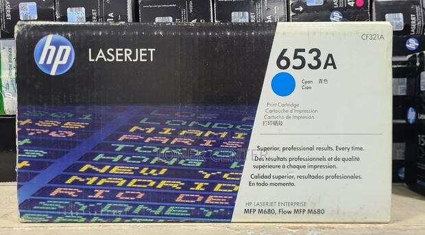 Premium HP 653A Cyan Original LaserJet Toner Cartridge (CF321A)