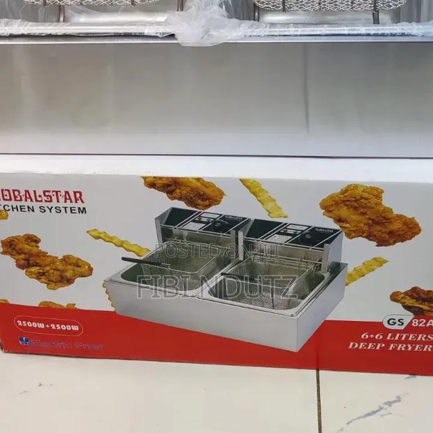 Globalstar Double Fryer 12Litres/Chips Fryer