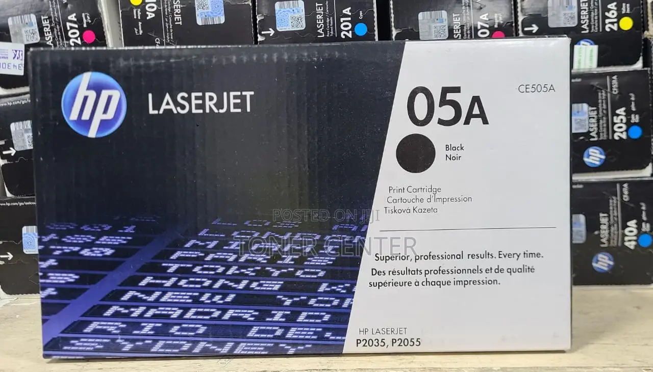 Long-Lasting HP 05A Original Black Toner Cartridge (CE505A)