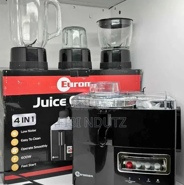 600watts 4 in 1 Euromax Juicer/600w Juicer