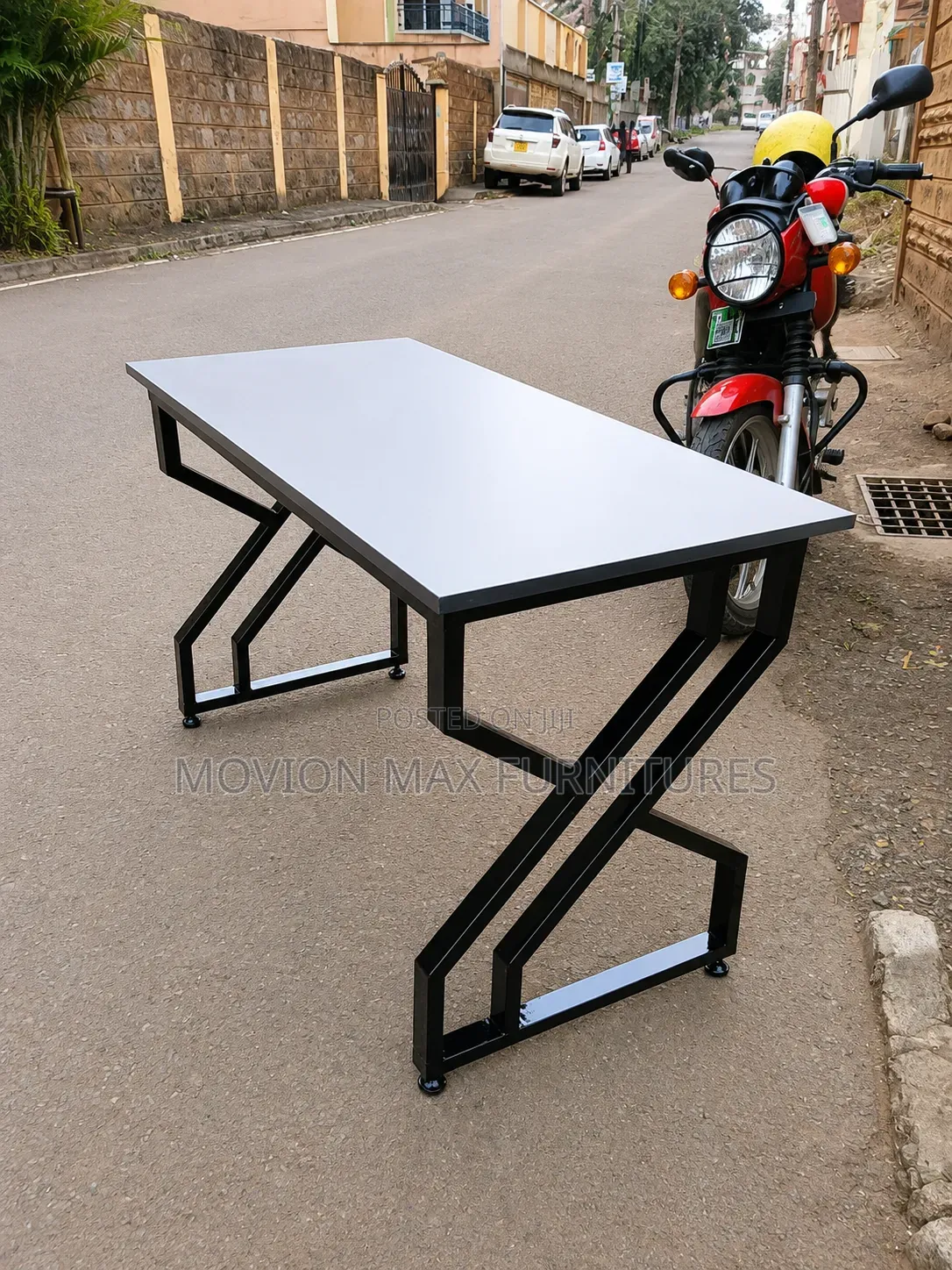 Industrial Style Office Metallic Table