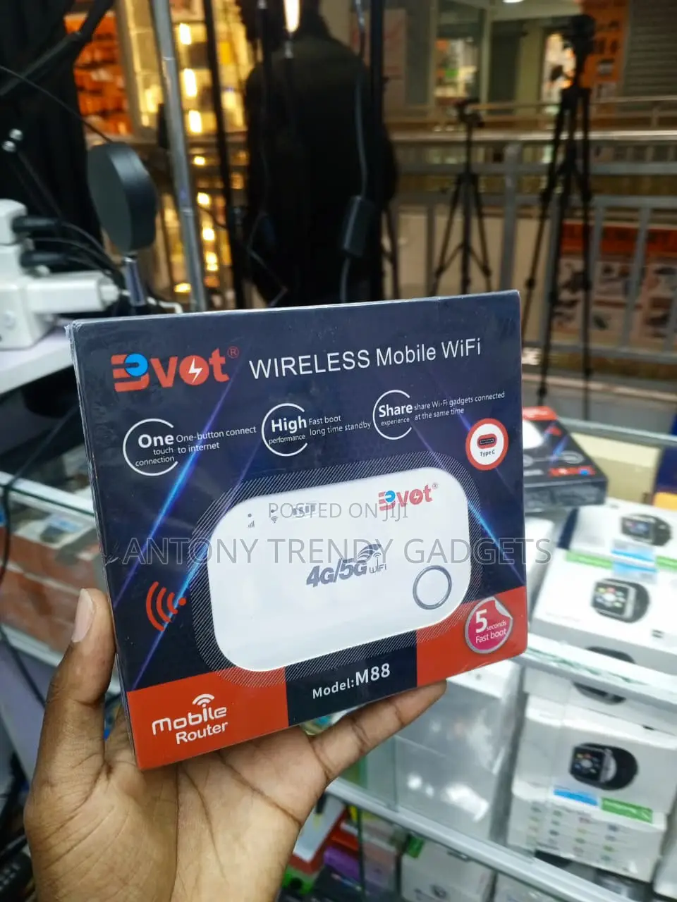 BVOT M88 4G 5G Portable Mobile WiFi Hotspot Router