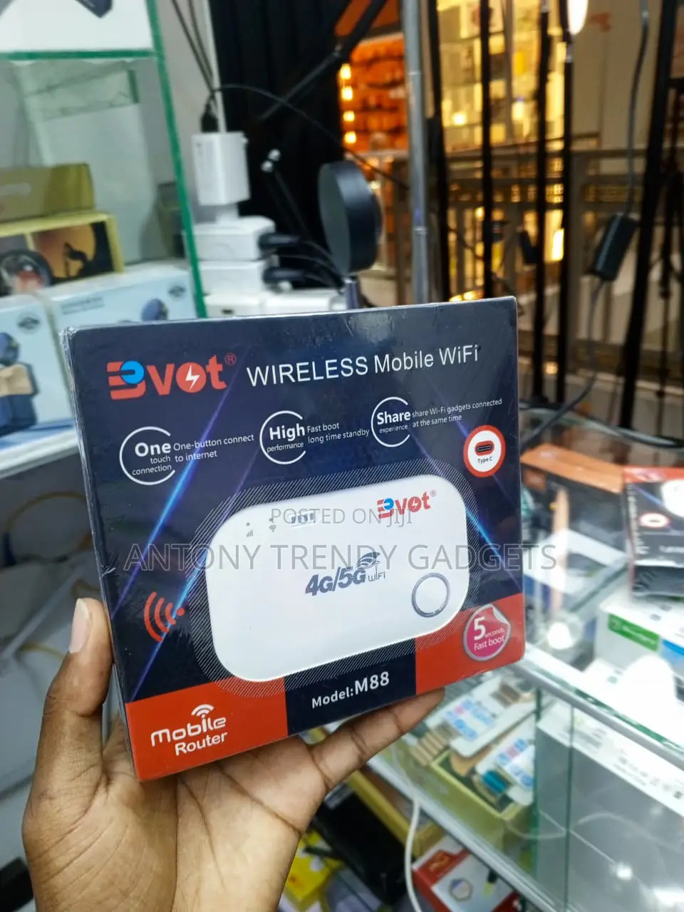 BVOT M88 4G 5G Portable Mobile WiFi Hotspot Router