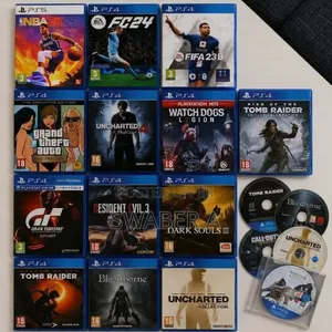 Ps4 and Ps5 Cd Games | Last of Us, Uncharted, Fifa, Cod, Resident Evil