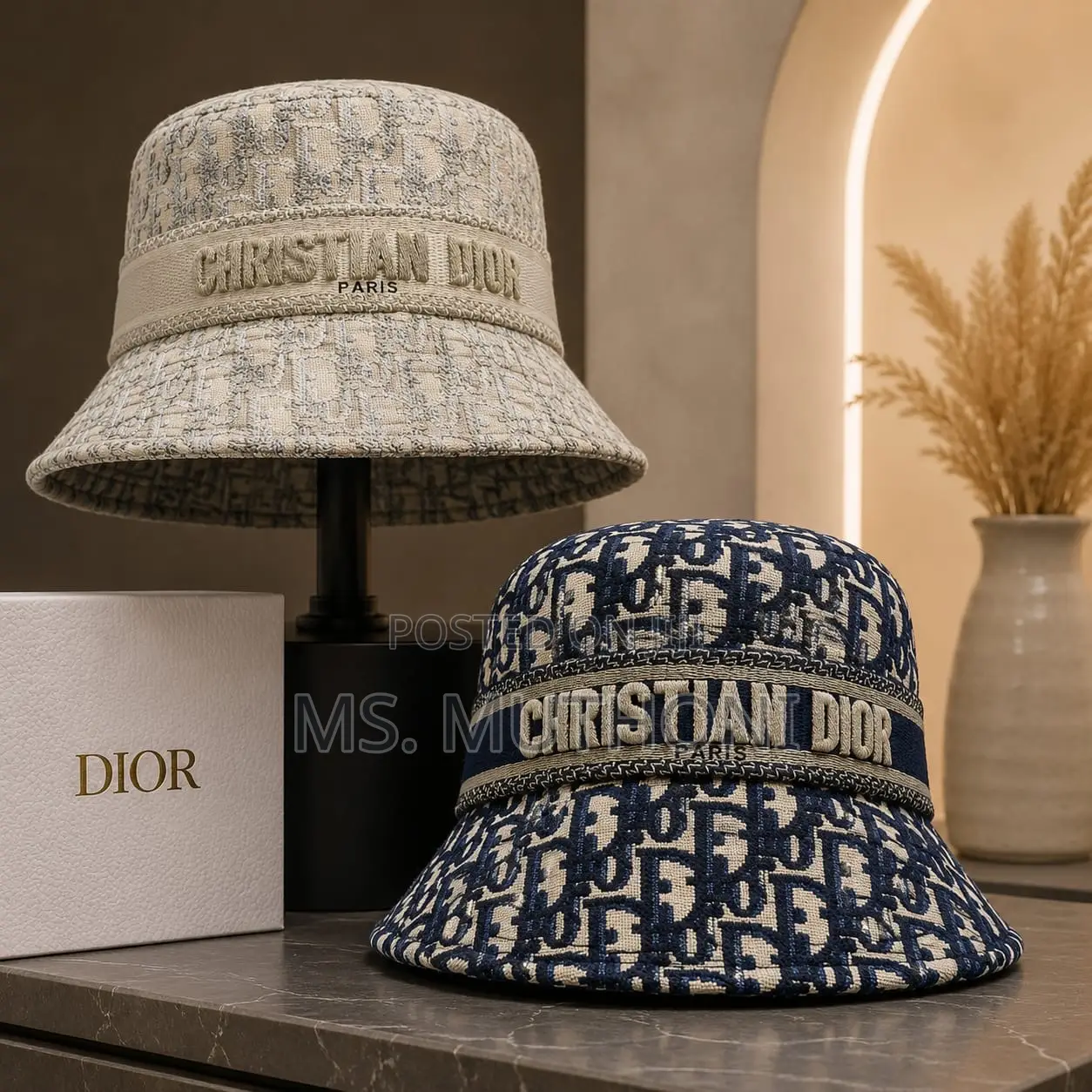 Christian Dior Inspired Luxury Bucket Hats