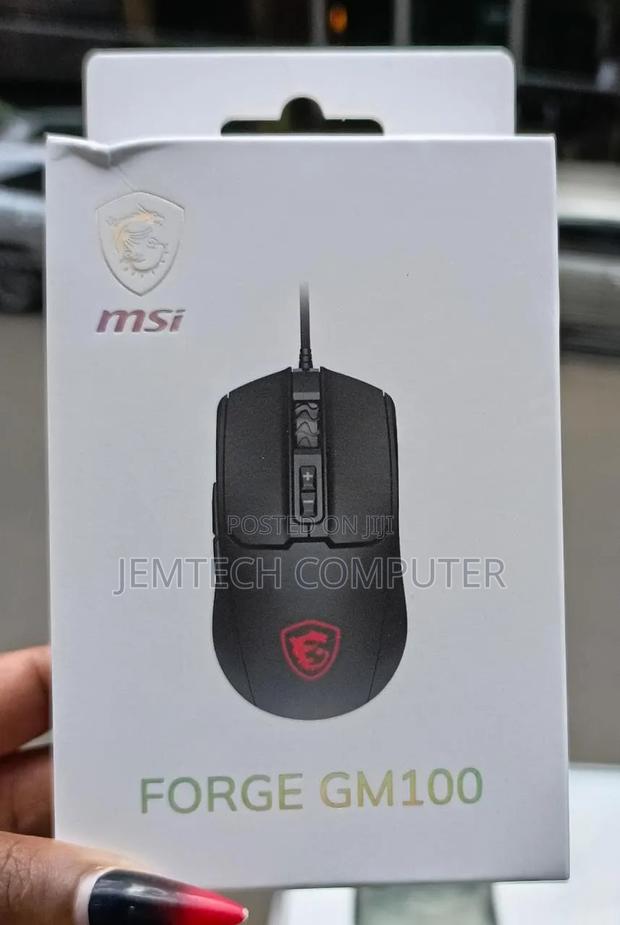 MSI Forge GM100 Gaming Mouse - 6400DPI Optical Sensor
