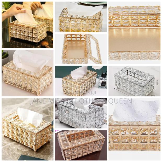Crystal Sparkling Serviette Holder