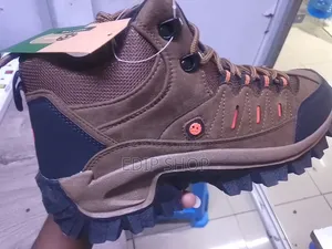 Brown SkyView Hiking Boots Anti Slip