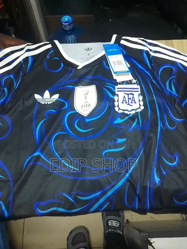 Messi Away Argentina Jersey. Branded Messi Jersey