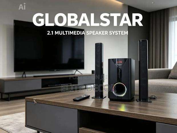 Globalstar V527 2.1CH Subwoofer System – Tall Boy Speaker System - main view