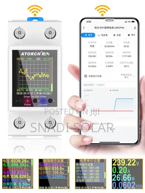 Color Screen Remote Control Digital Meter for Home Electricity