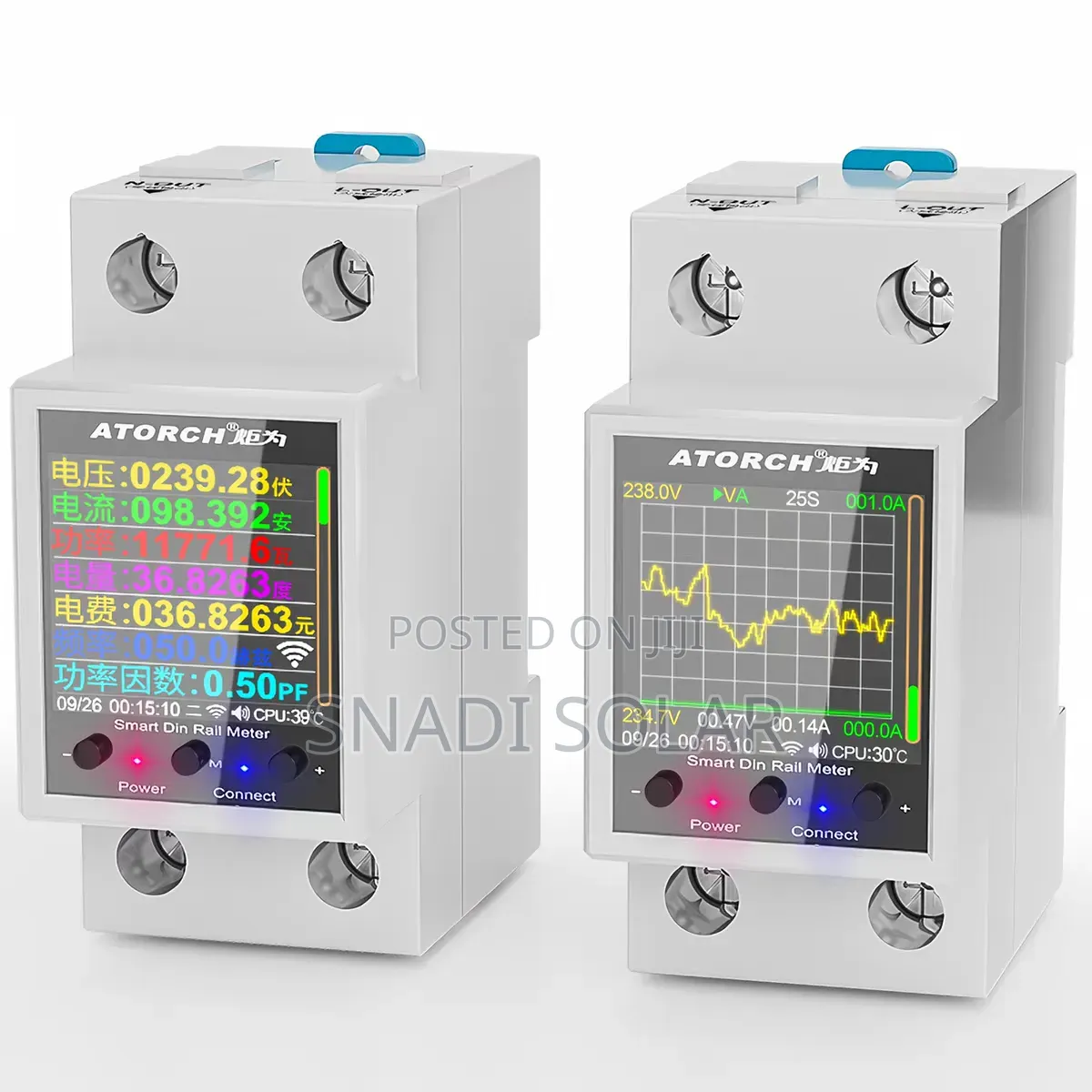 Color Screen Remote Control Digital Meter for Home Electricity