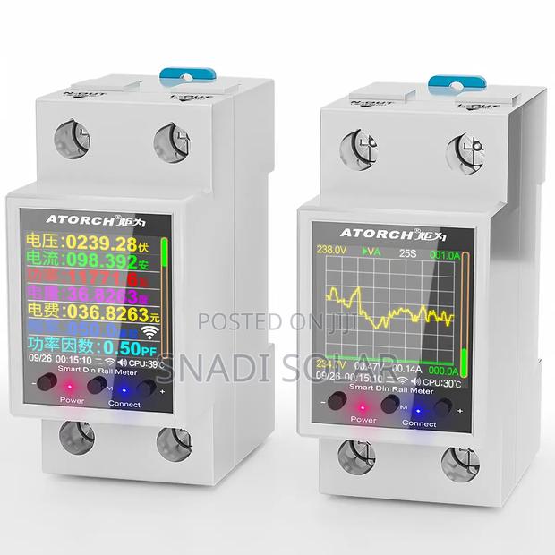 Color Screen Remote Control Digital Meter for Home Electricity - thumbnail 3