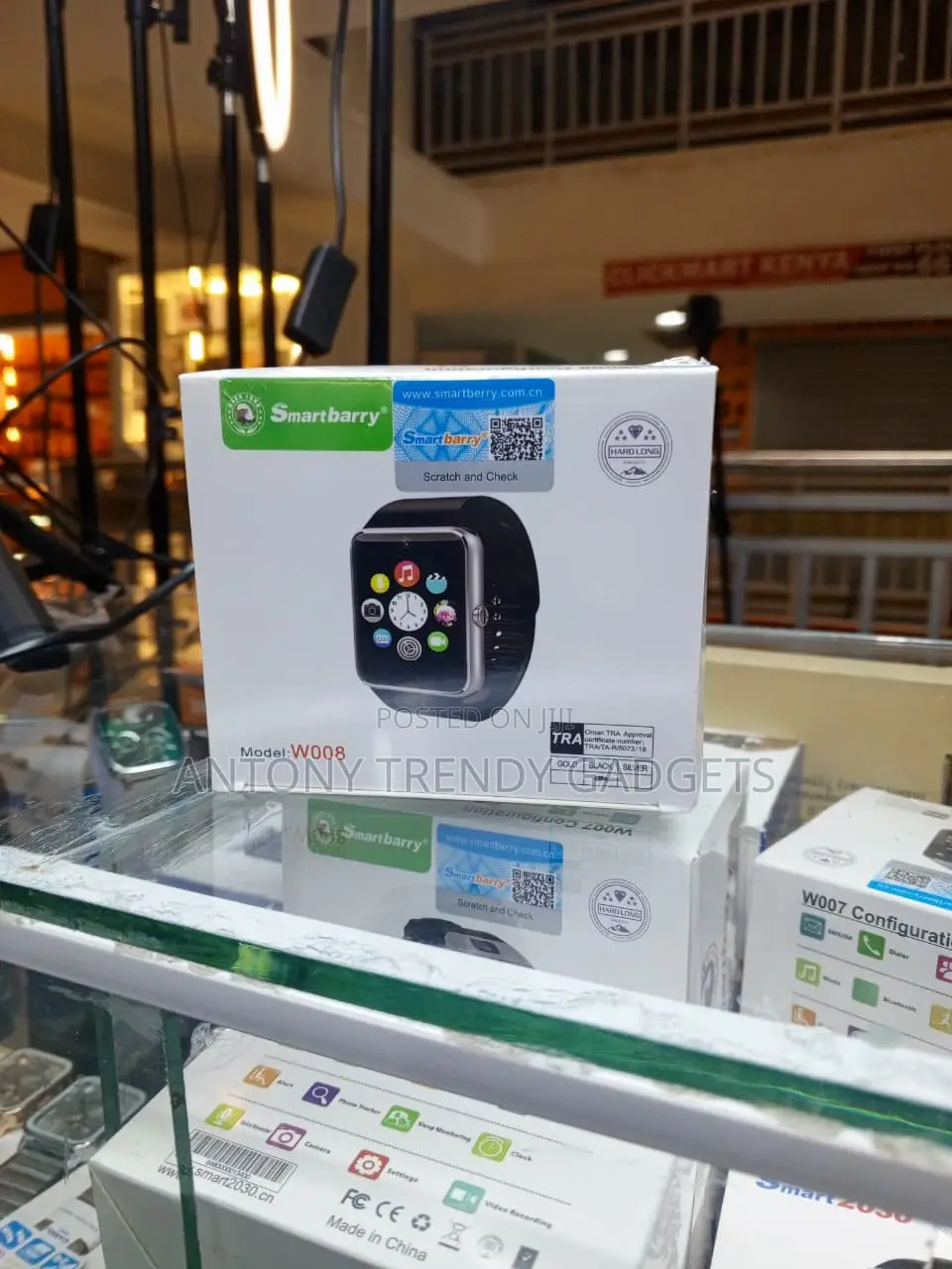 W008 Bluetooth Smart Watch Music Player Pedometer Calls