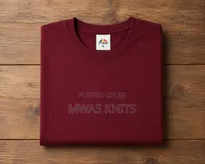 Maroon Round Neck T Shirt Cotton Fashion