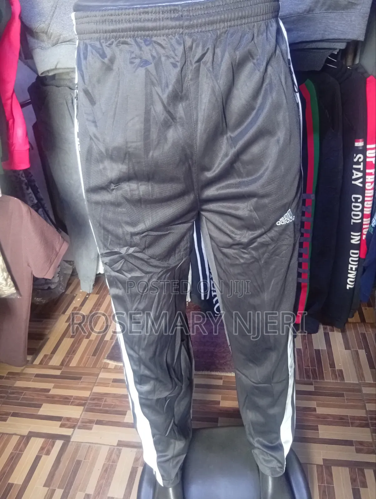 Adidas Snap- Button Tracksuit Pant
