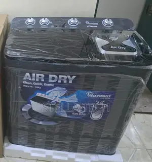 Black Ramtons 10kgs Top Load Twin Tub Washing Machine