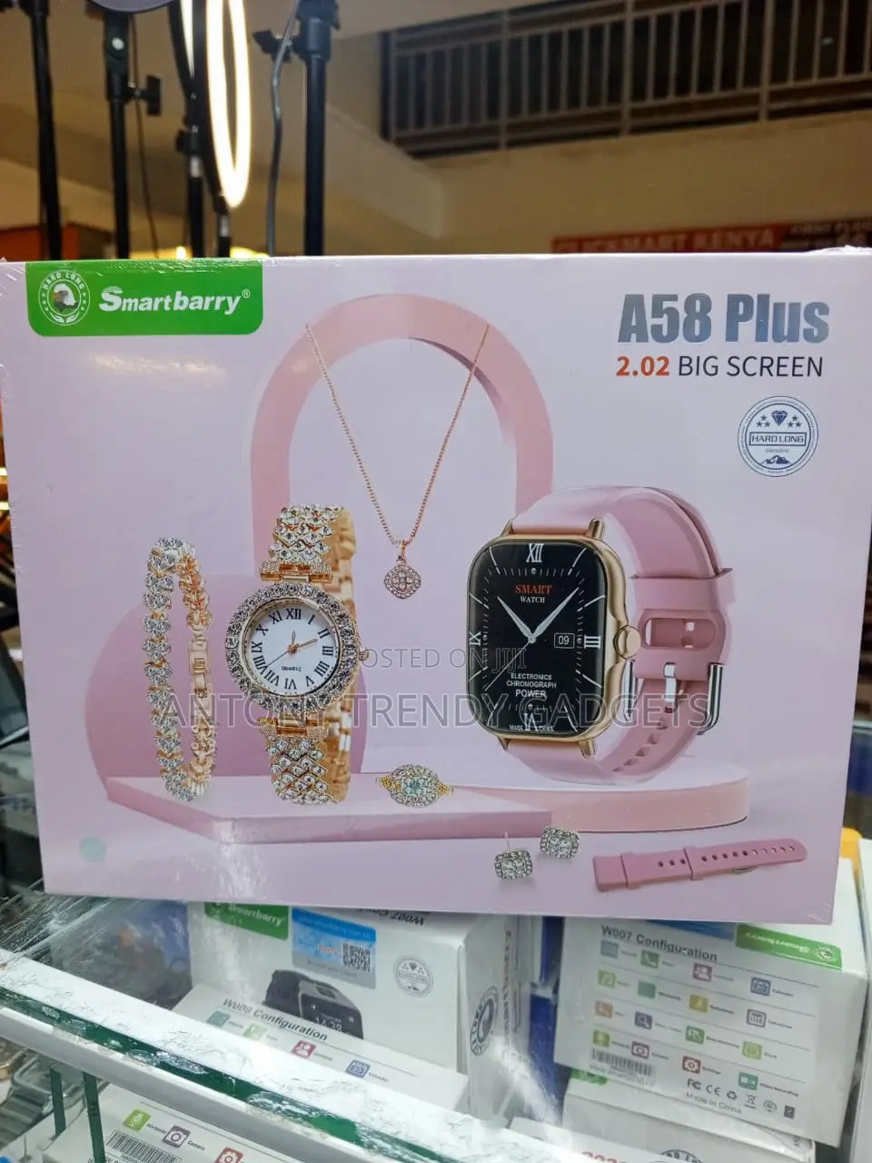A58 Plus 2.02 Inch Bluetooth Calling Smart Watch Gift Box