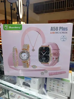 A58 Plus 2.02 Inch Bluetooth Calling Smart Watch Gift Box