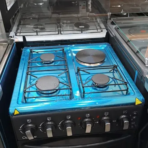OLELON 3 Gas + 1 Electric Cooker With Electric Oven (50 × 55 Cm)
 - Ab